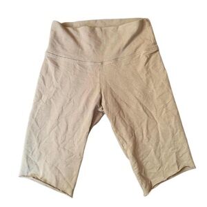 Women's Tan Biker Shorts